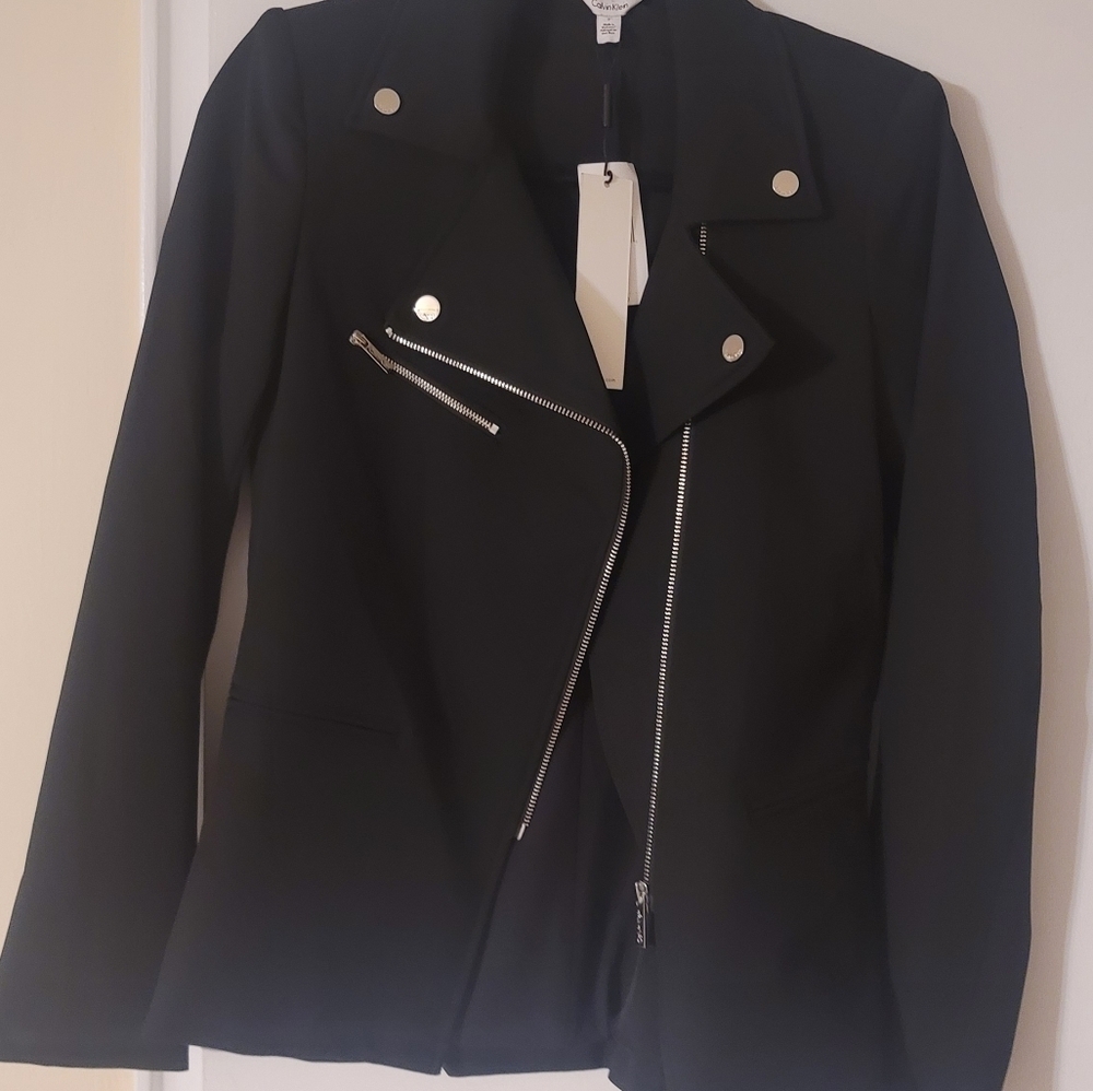 Calvin Klein Asymmetrical Zip Jacket - Picture 10 of 12